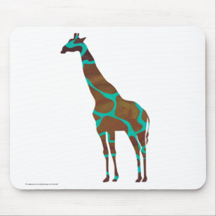 Mousepad Girafa Brown e impressão da cerceta