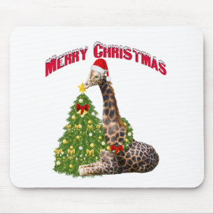 Mousepad Girafa de Natal