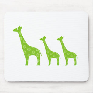 Mousepad Girafa de pé (verde)
