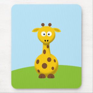 Mousepad Girafa dos desenhos animados