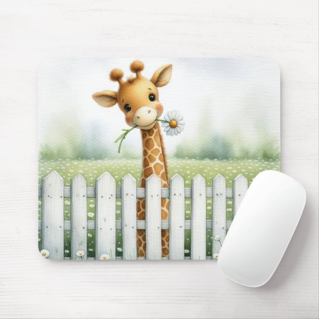 Mousepad Girafa Jogada Com Daisy (Com mouse)