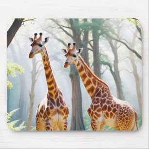 Mousepad Girafa Natureza Animal