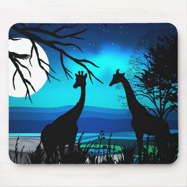 Mousepad Girafas africanas (Frente)