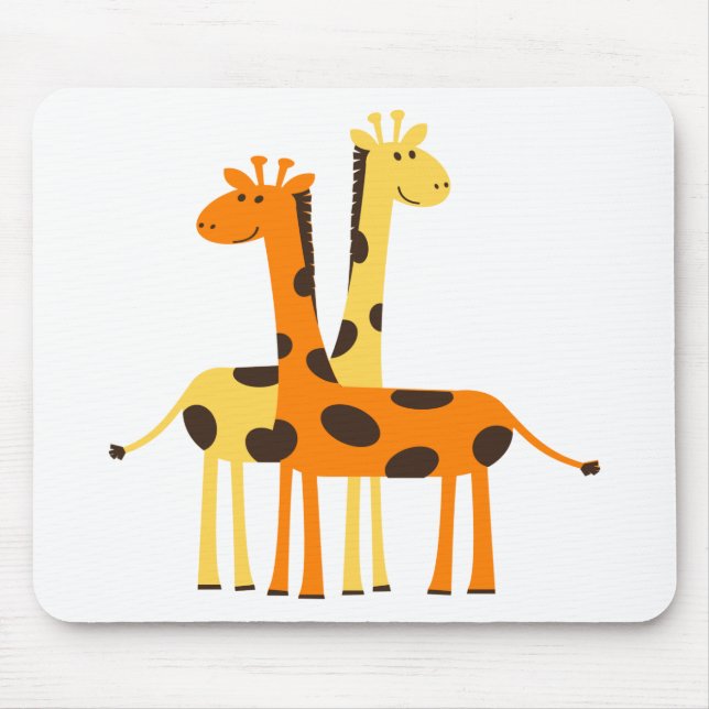 Mousepad giraffe africa safari vida selvagem (Frente)