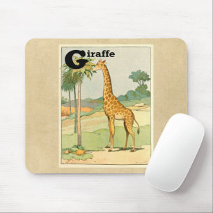 Mousepad Giraffe Alphabet