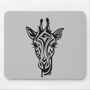 Mousepad Giraffe Animal Freedom World Willife Wonder Art