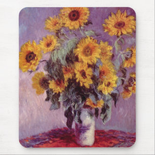 Mousepad Girassóis de Claude Monet //