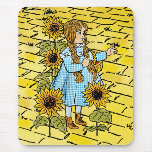 Mousepad Girassóis de Dorothy do conto de fadas de mágico