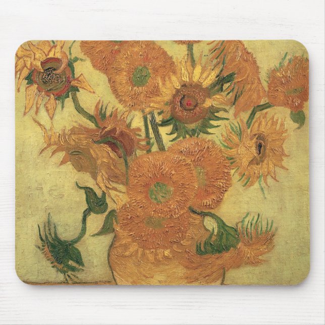 Mousepad Girassóis de Vincent van Gogh |, 1889 (Frente)