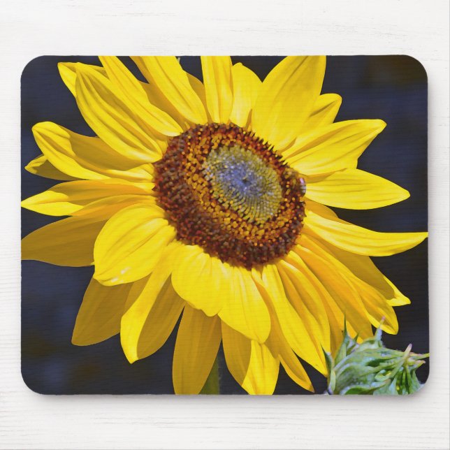 Mousepad Girassol amarelo-claro (Frente)