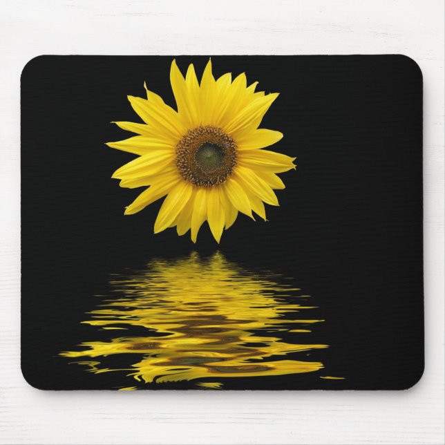 Mousepad Girassol de flutuação (Frente)