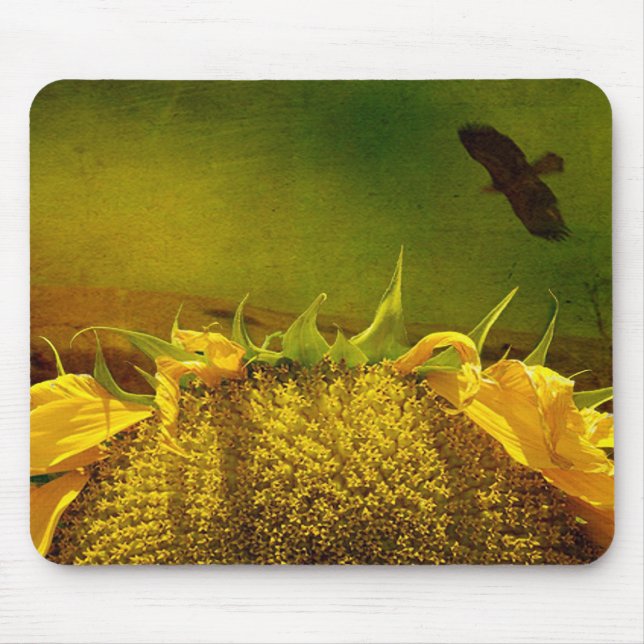 Mousepad Girassol e Hawk (Frente)