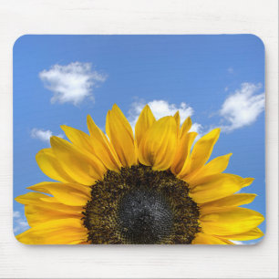 Mousepad girassol no céu de verão