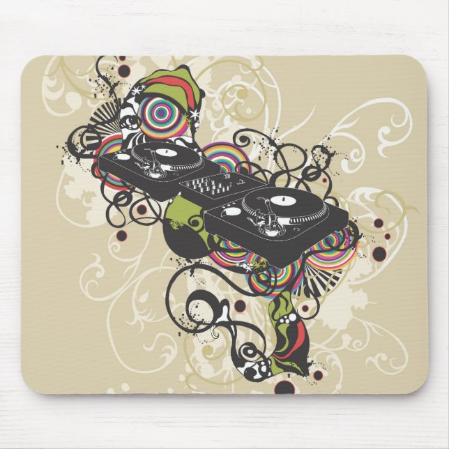 Mousepad girável do DJ (Frente)