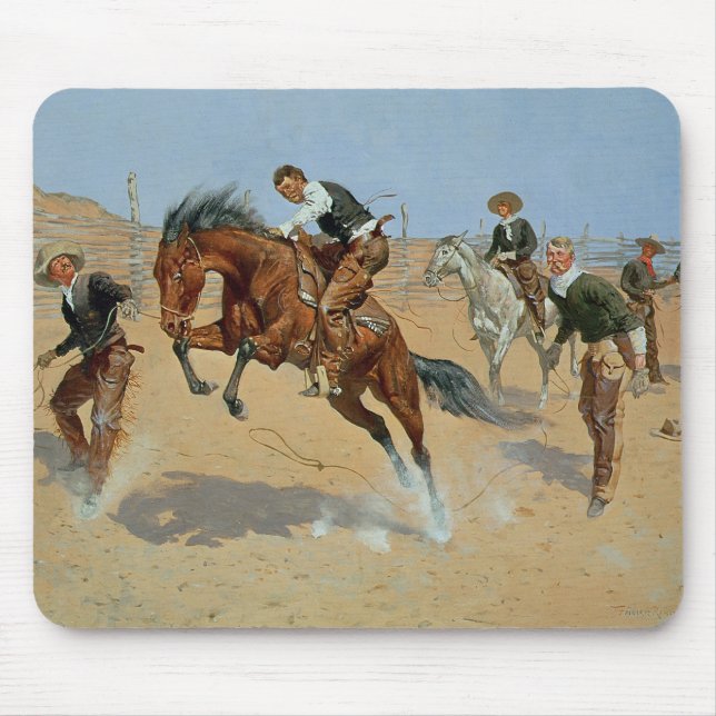 Mousepad Gire-o fraco, Bill, c.1893 (o óleo em canvas) (Frente)