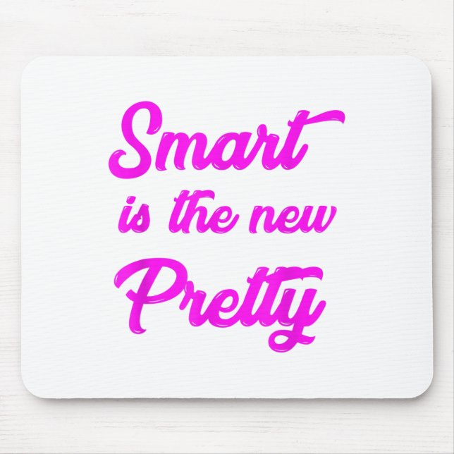 Mousepad Girl Wer Shirts For Little Girls Smart Is The New  (Frente)