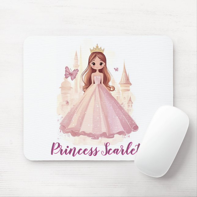 Mousepad Girls Cute Princess Sparkle Personalizadas (Com mouse)