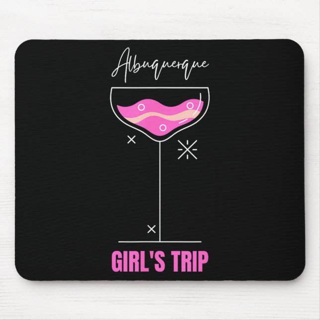 Mousepad Girls Trip Beach Drink Albuquerque New Mexico  (Frente)