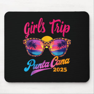 Mousepad Girls Trip Punta Cana 2025 Matching Summer Vacatio