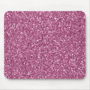 Mousepad Girly Glitzy Pink Glitter