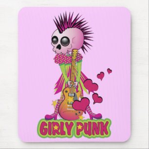 Mousepad Girly Punk Rocker