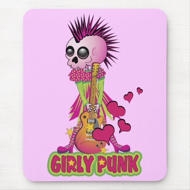 Mousepad Girly Punk Rocker (Frente)