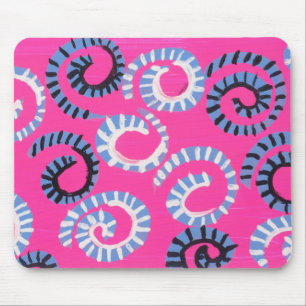 Mousepad Giro cor-de-rosa