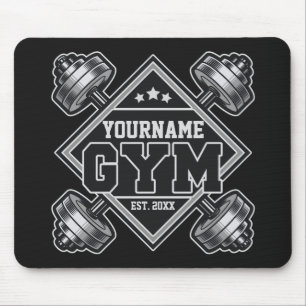 Mousepad Giro de Cruzamento de Elevação de Peso do NOME Per