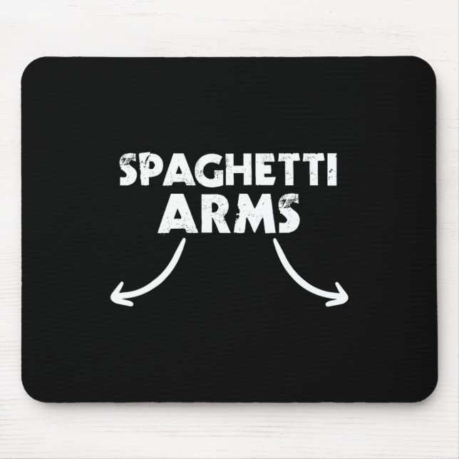 Mousepad Giro de Levantamento de Armas de Espaguete (Frente)