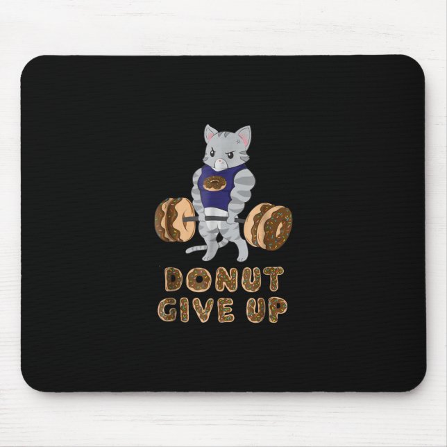 Mousepad Giro de Rosquinha de Elevação de Gato (Frente)