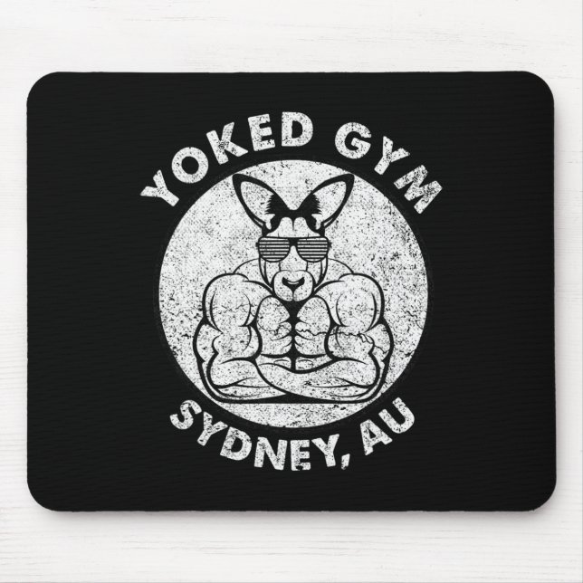 Mousepad Giro Levantado Sydney Flex Muscle Kangaroo (Frente)