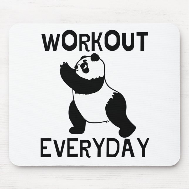 Mousepad Giro Panda Workout (Frente)