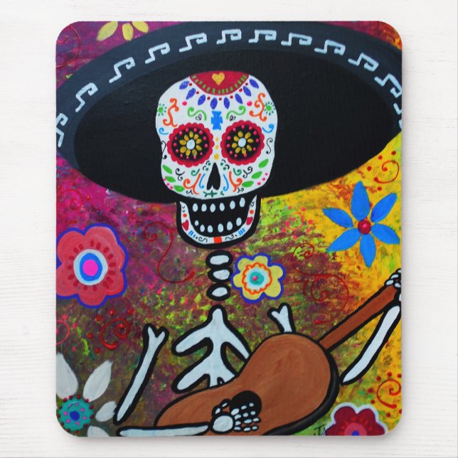 Mousepad Gitarero Serenata Diâmetro de los Muertos (Frente)