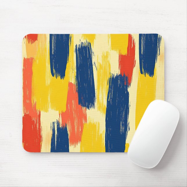 Mousepad Giz e Flores de Borboleta (Com mouse)