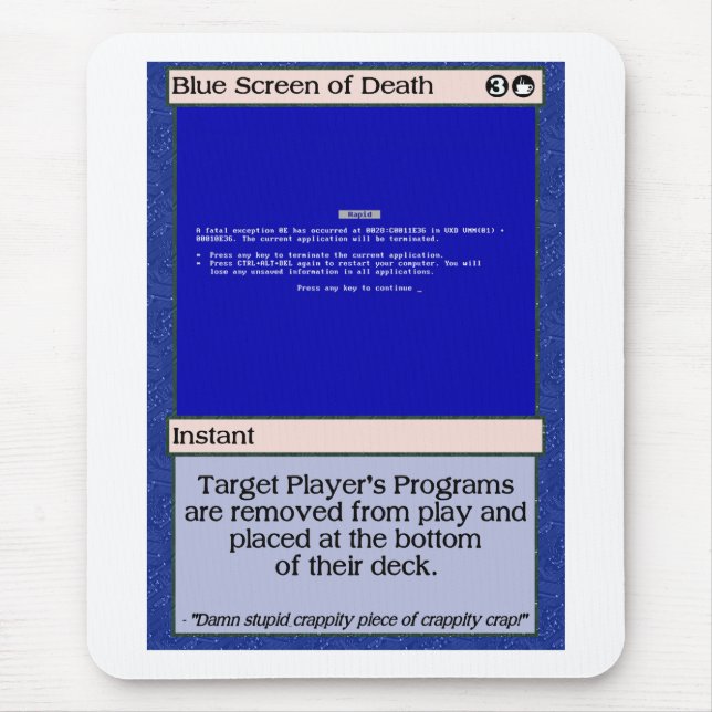 MOUSEPAD GK: BSOD (Frente)