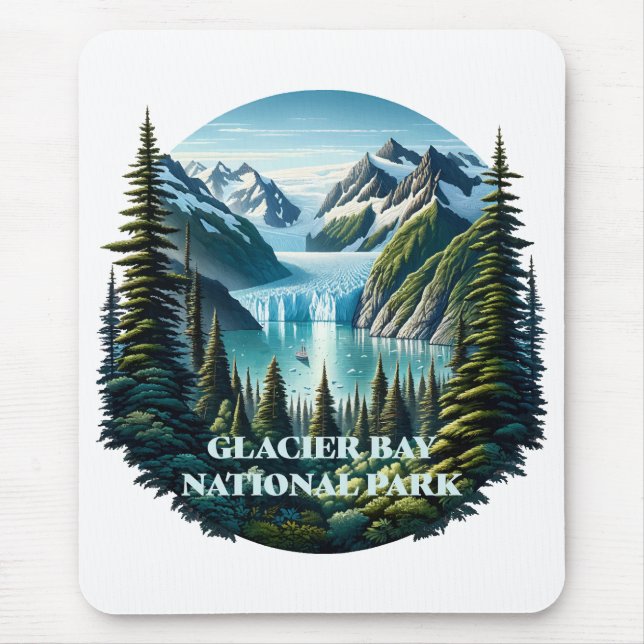 Mousepad Glacier Bay National Park Alaska (Frente)