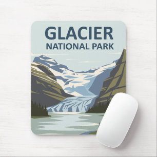 Mousepad Glacier National Park Viagem Art