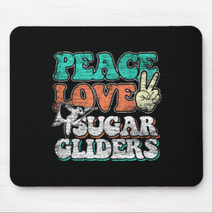 Mousepad Glantes de Açúcar do Peace Love