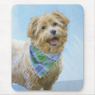 Mousepad Glen de Imaal Terrier Painting - Arte Original de