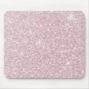 Mousepad Glitter cintilante rosado e elegante de abstrato c