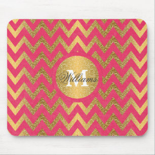 Mousepad Glitter dourado falso glitter de gíria de gíria