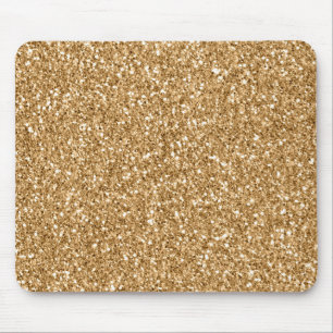 Mousepad Glitter Glitter Sparkle Dourado