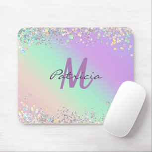 Mousepad Glitter Holográfico Unicorn