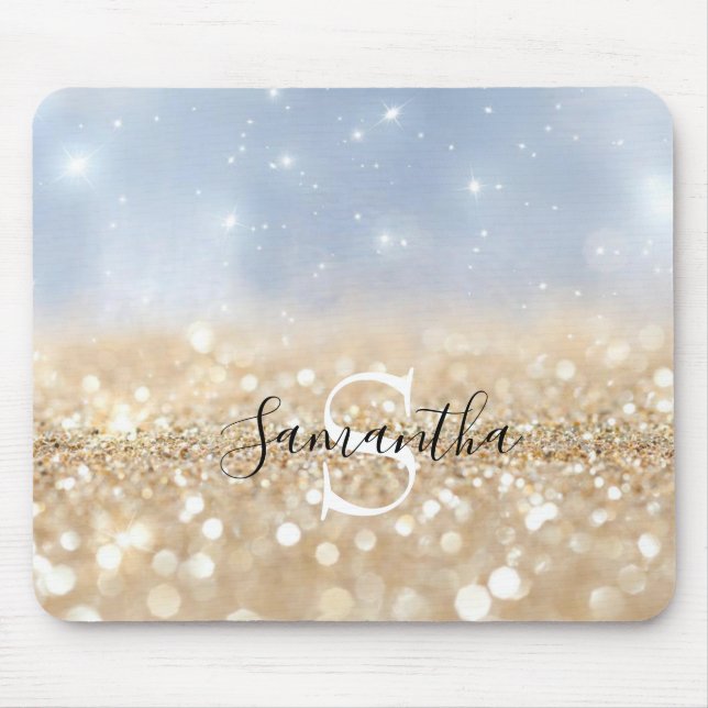 Mousepad Glitter Monograma (Frente)