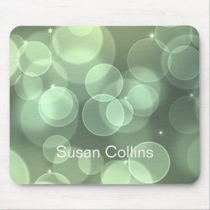 Mousepad Glitter Verde Personalizado Rapariga