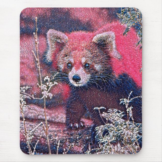 Mousepad GlitzyAnimal_RedPanda_005 (Frente)