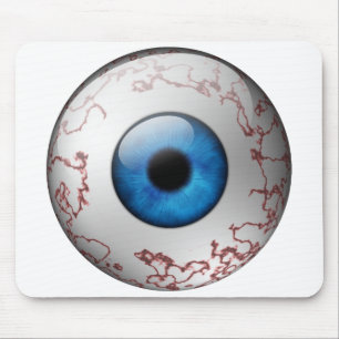Mousepad Globo ocular azul Bloodshot