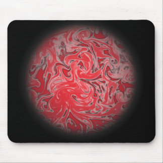 Mousepad Globo vermelho da tinta