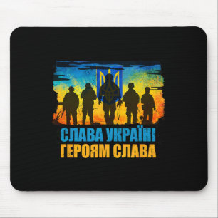 Mousepad Glória à Ucrânia Glória aos Heróis