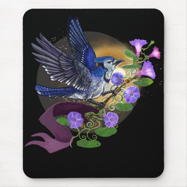 Mousepad Glória da Manhã BlueJay (Frente)
